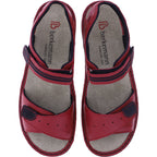 Berkemann / Modell: Leni / Signalrot Kalbsleder / Leisten: Lugano / Art: 03102-275 / Damen Sandalen