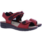Berkemann / Modell: Leni / Signalrot Kalbsleder / Leisten: Lugano / Art: 03102-275 / Damen Sandalen
