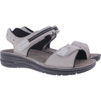 Berkemann | Modell: Leni | Grau Nubuk Kalbsleder | Leisten: Lugano | 03102-980 | Damen Sandalen