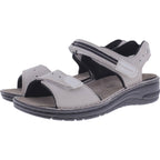 Berkemann | Modell: Leni | Grau Nubuk Kalbsleder | Leisten: Lugano | 03102-980 | Damen Sandalen