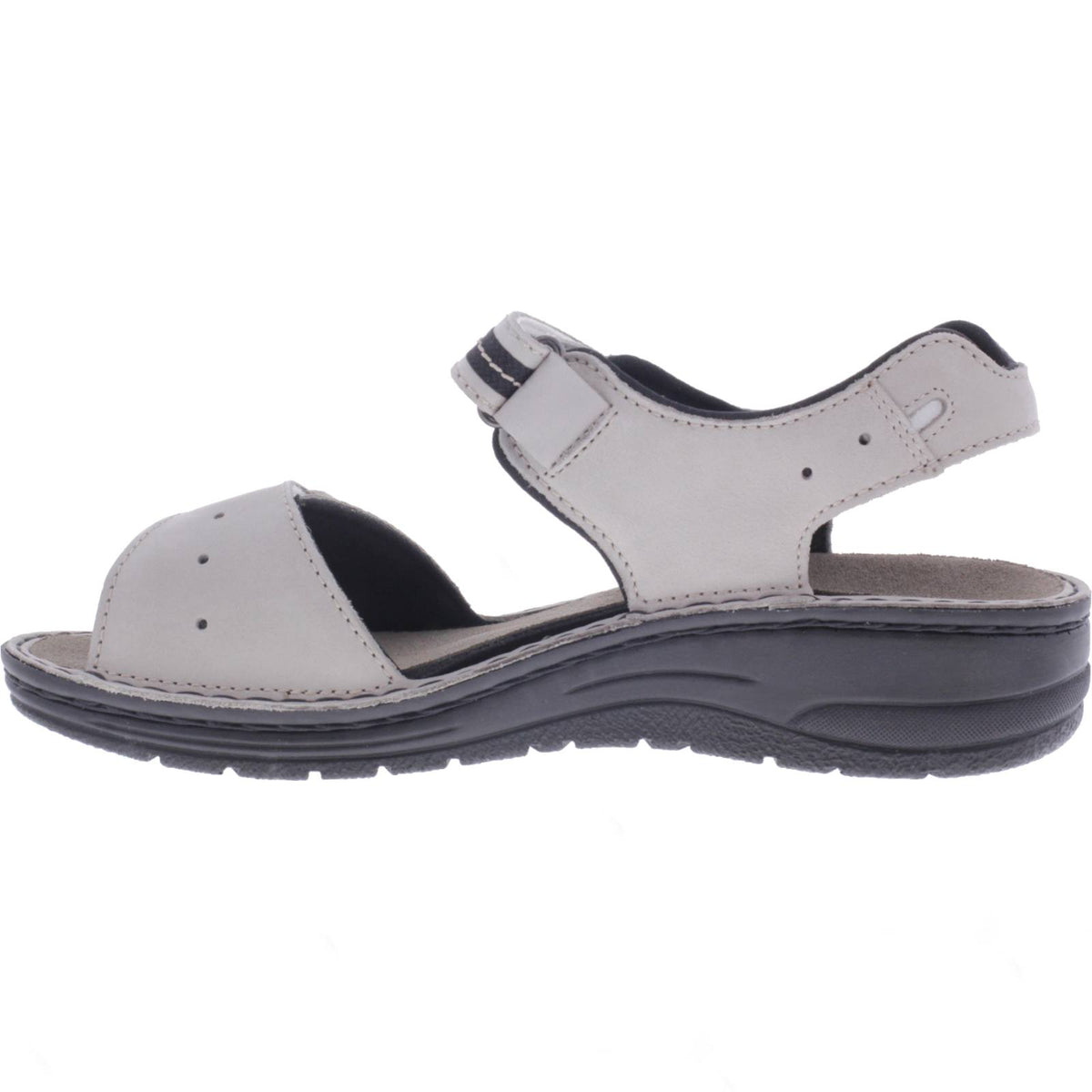 Berkemann | Modell: Leni | Grau Nubuk Kalbsleder | Leisten: Lugano | 03102-980 | Damen Sandalen