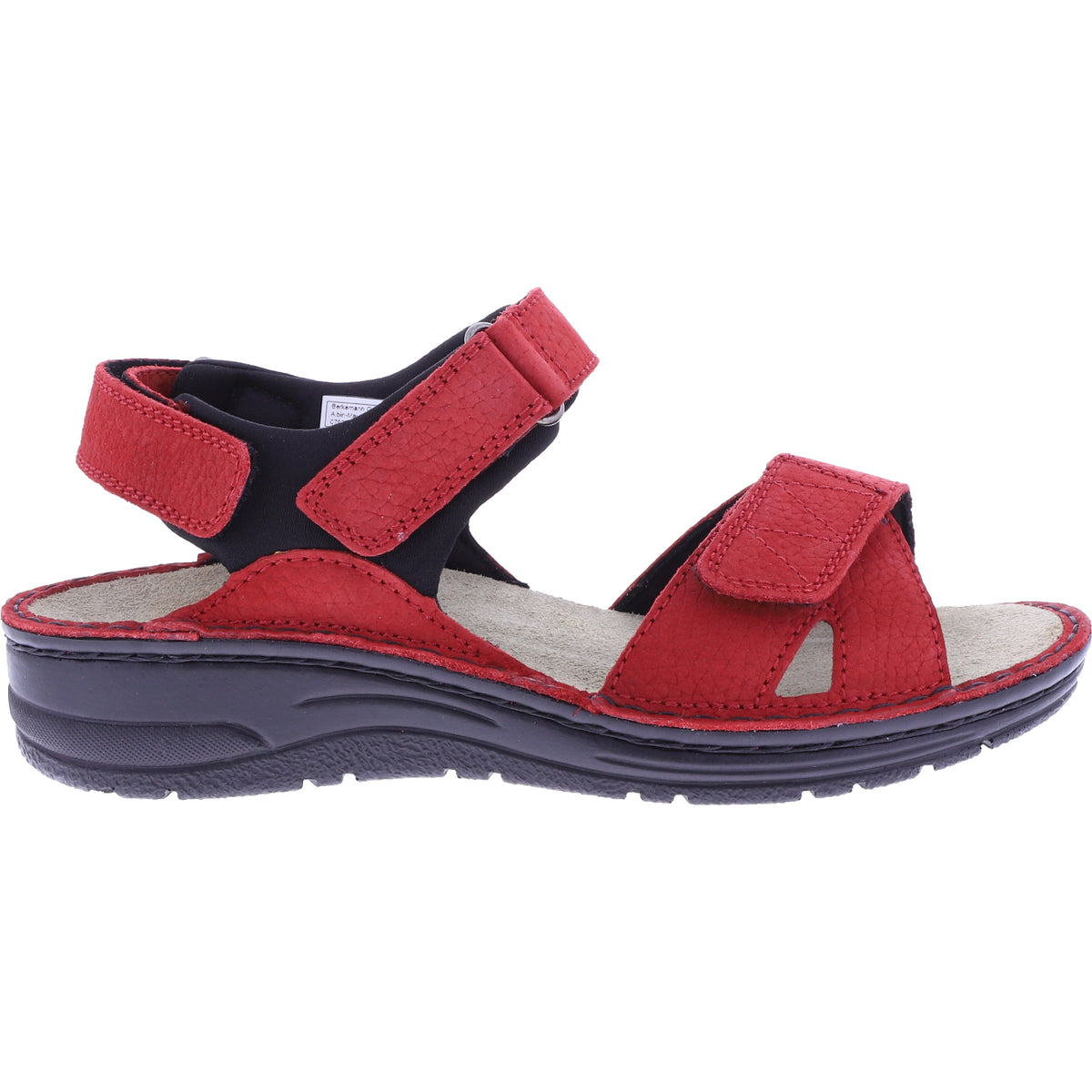 Berkemann | Modell: Neele | Rot Nubuk | Leisten: Lugano | 03116-234 | Damen Sandalen