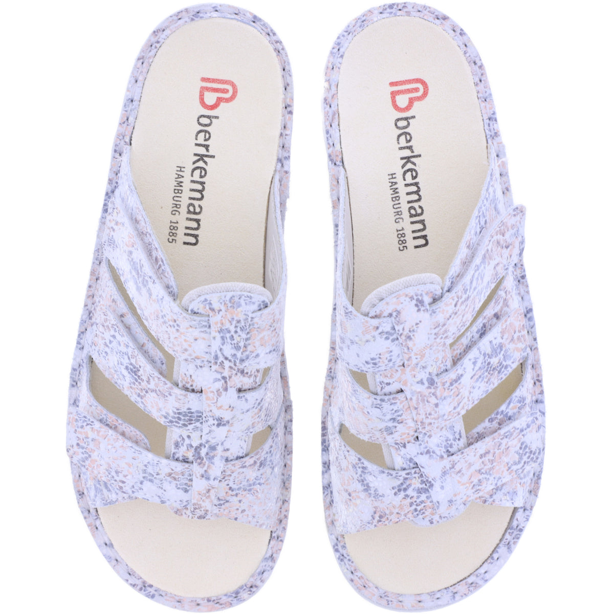 Berkemann | Senta | Multicolor Universe Leder | Form: Lugano | 03118-054 | Damen Pantoletten