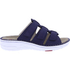 Berkemann | Modell: Senta | Blau Nubukleder | Form: Lugano | 03118-353 | Damen Pantoletten