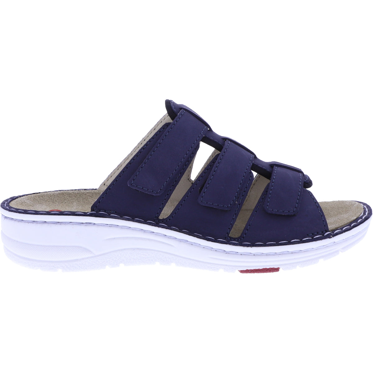 Berkemann | Modell: Senta | Blau Nubukleder | Form: Lugano | 03118-353 | Damen Pantoletten