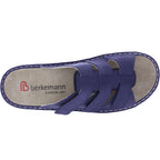 Berkemann | Modell: Senta | Blau Nubukleder | Form: Lugano | 03118-353 | Damen Pantoletten
