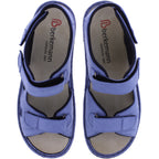 Berkemann | Lisabella | Azurblau Nubuk | Leisten: Lugano | 03121-394 | Damen Sandalen