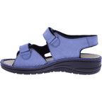 Berkemann | Lisabella | Azurblau Nubuk | Leisten: Lugano | 03121-394 | Damen Sandalen