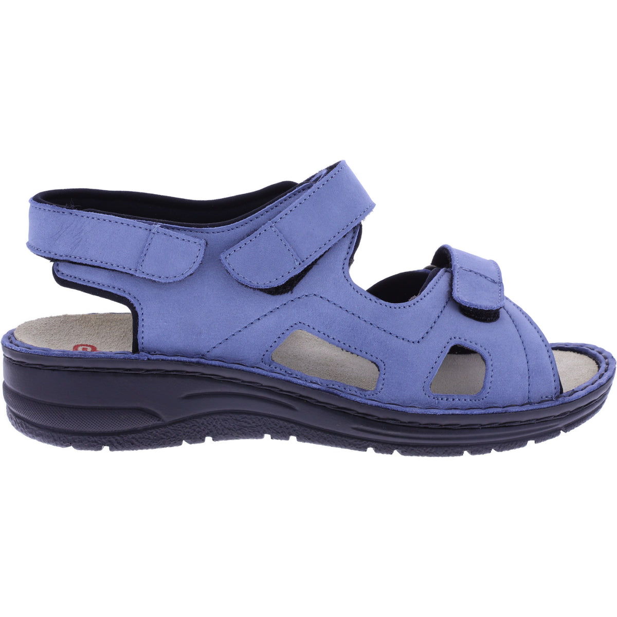 Berkemann | Lisabella | Azurblau Nubuk | Leisten: Lugano | 03121-394 | Damen Sandalen