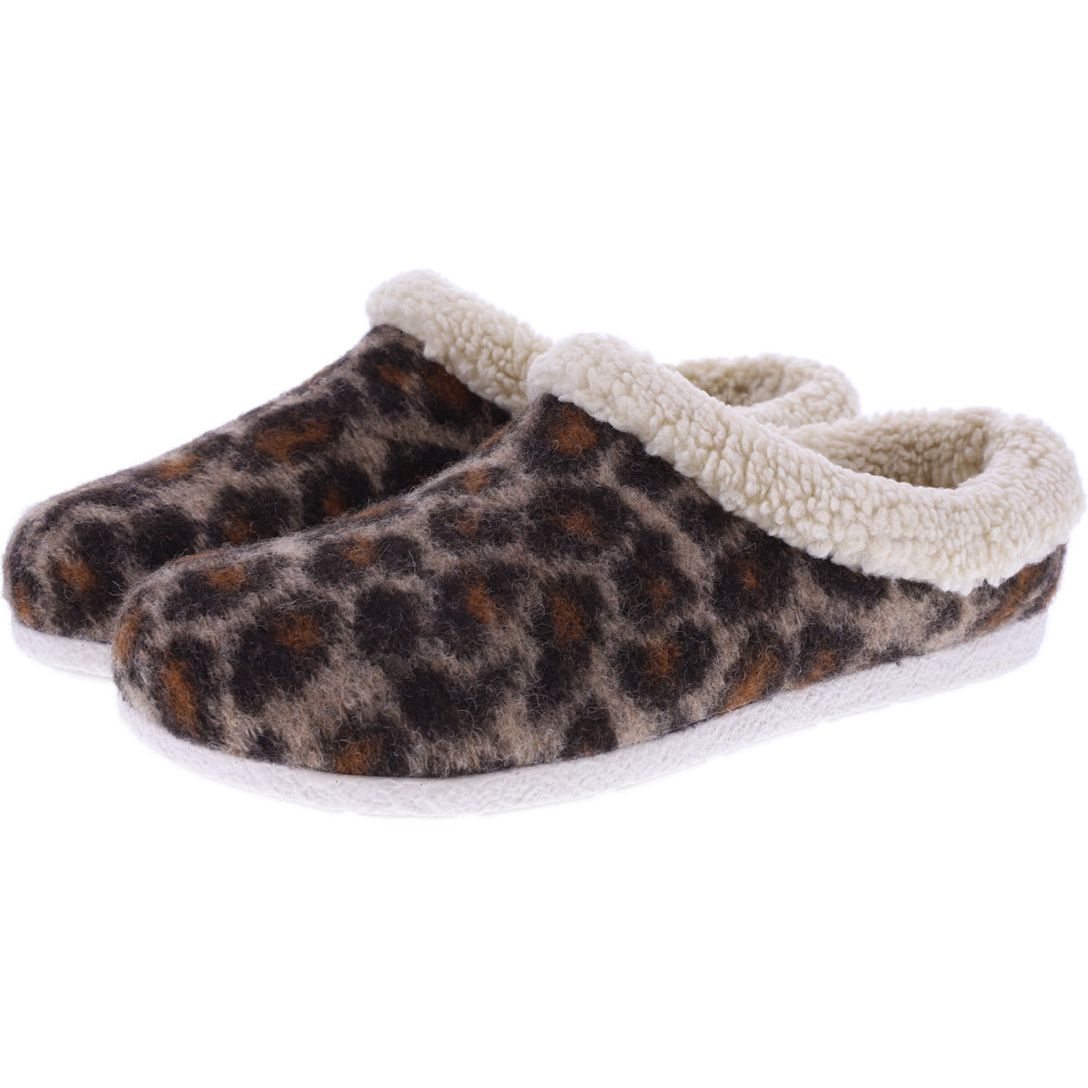 Berkemann | Tala | Leo Filz | Warmfutter | Form: Cortina | Weite: G | 03200-138 | Damen Hausschuhe