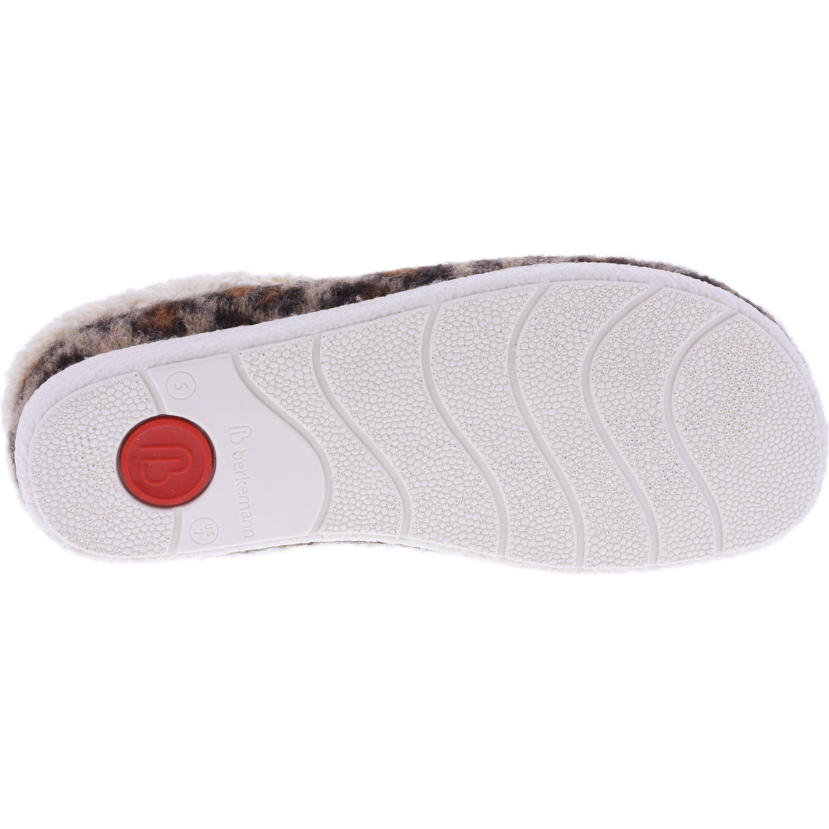 Berkemann | Tala | Leo Filz | Warmfutter | Form: Cortina | Weite: G | 03200-138 | Damen Hausschuhe