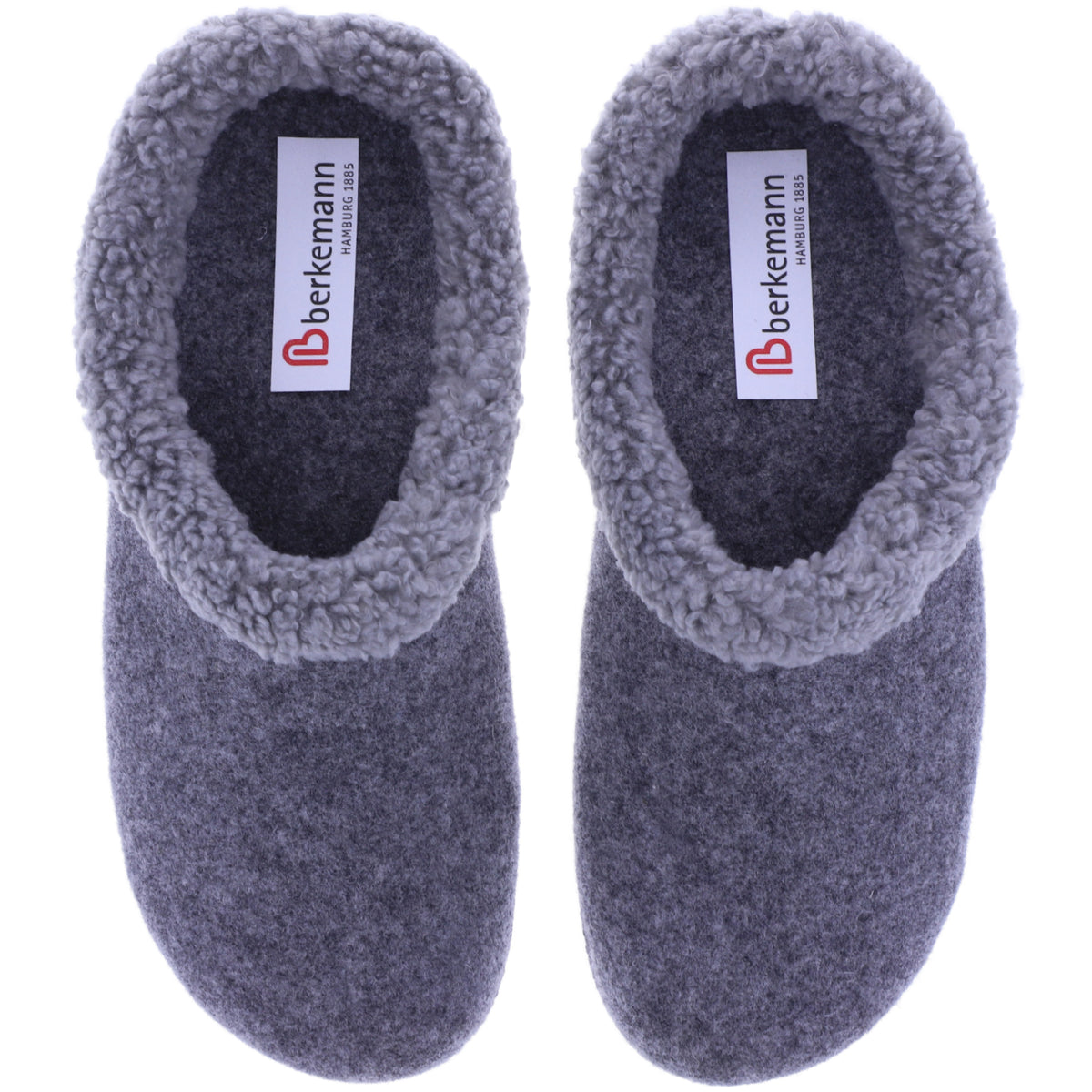 Berkemann | Tala | Hellgrau Filz | Warmfutter | Form: Cortina | Weite: G | 03200-652 | Damen Haussch