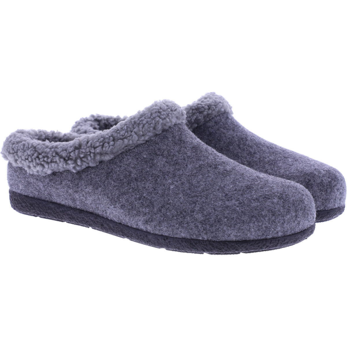 Berkemann | Tala | Hellgrau Filz | Warmfutter | Form: Cortina | Weite: G | 03200-652 | Damen Haussch
