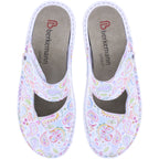 Berkemann | Heliane | Paisley Kalbsleder-Stretch | Form: Aventin | 03457-009 | Damen Clogs