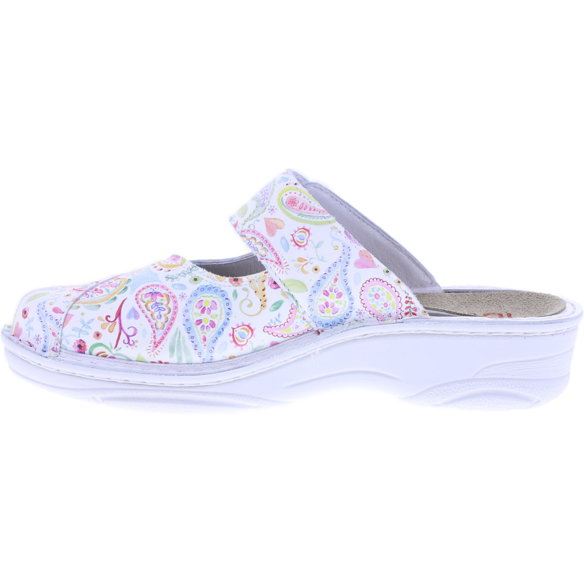 Berkemann | Heliane | Paisley Kalbsleder-Stretch | Form: Aventin | 03457-009 | Damen Clogs