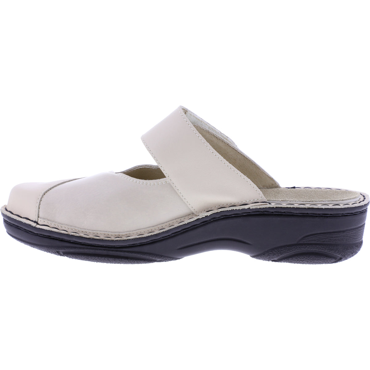 Berkemann | Modell: Heliane | Beige Leder-Stretch | Leisten: Aventin | 03457-725 | Damen Clogs