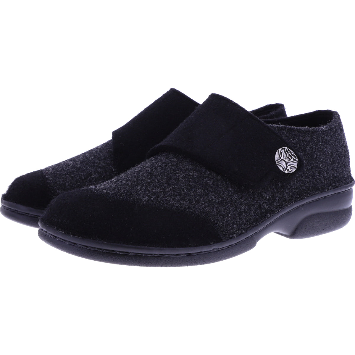 Berkemann | Jarla | Schwarz-Grau Filz | Form: Davos | Weite: G | 03558-025 | Damen