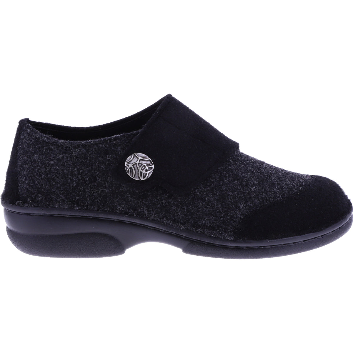 Berkemann | Jarla | Schwarz-Grau Filz | Form: Davos | Weite: G | 03558-025 | Damen