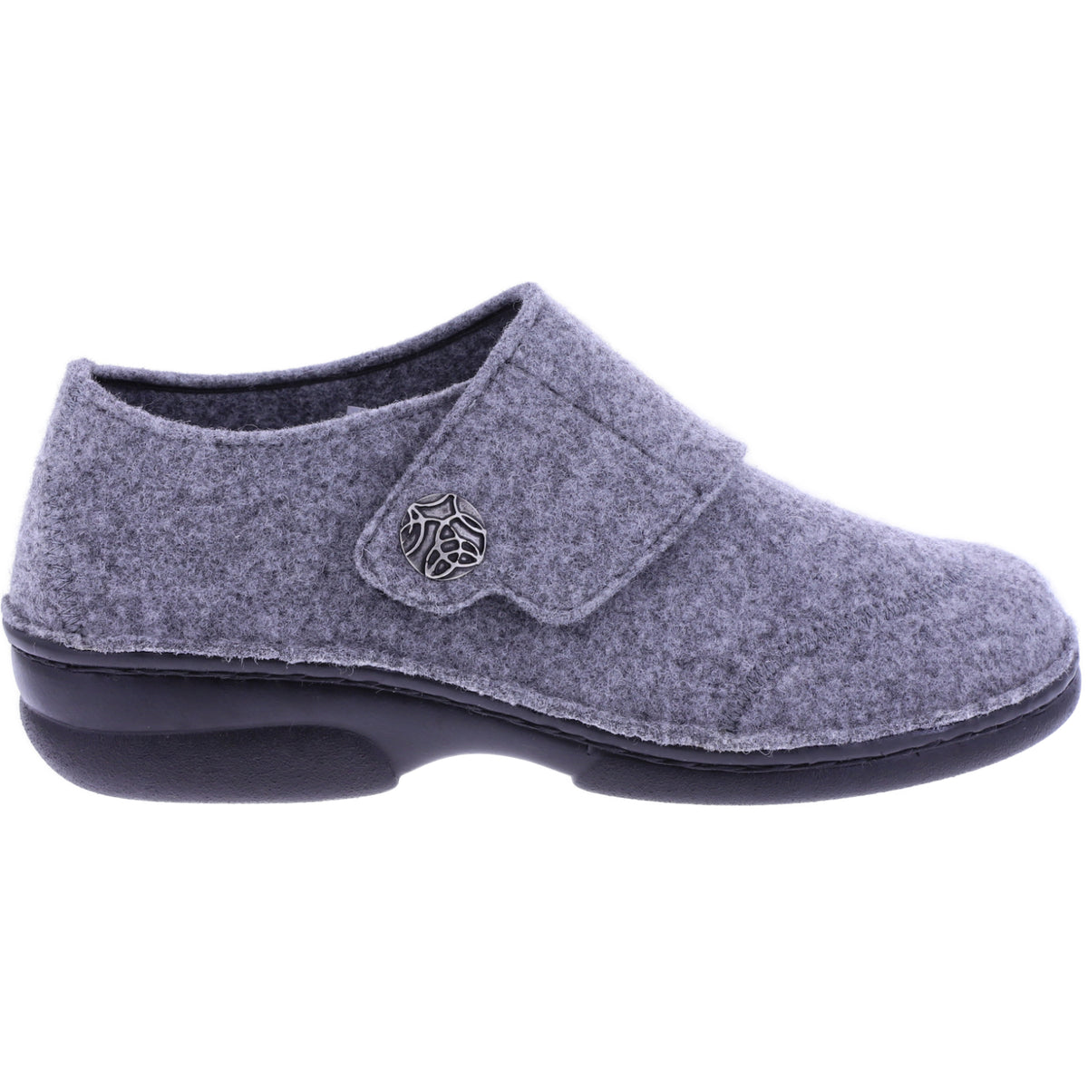 Berkemann | Jarla | Hellgrau Filz | Form: Davos | Weite: G | 03558-652 | Damen Filzhausschuh