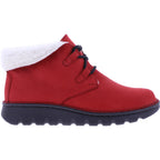 Berkemann / Modell: Aleika / Rot Nubukleder / Form: Göteburg / Art: 03604-234 / Damen Stiefeletten