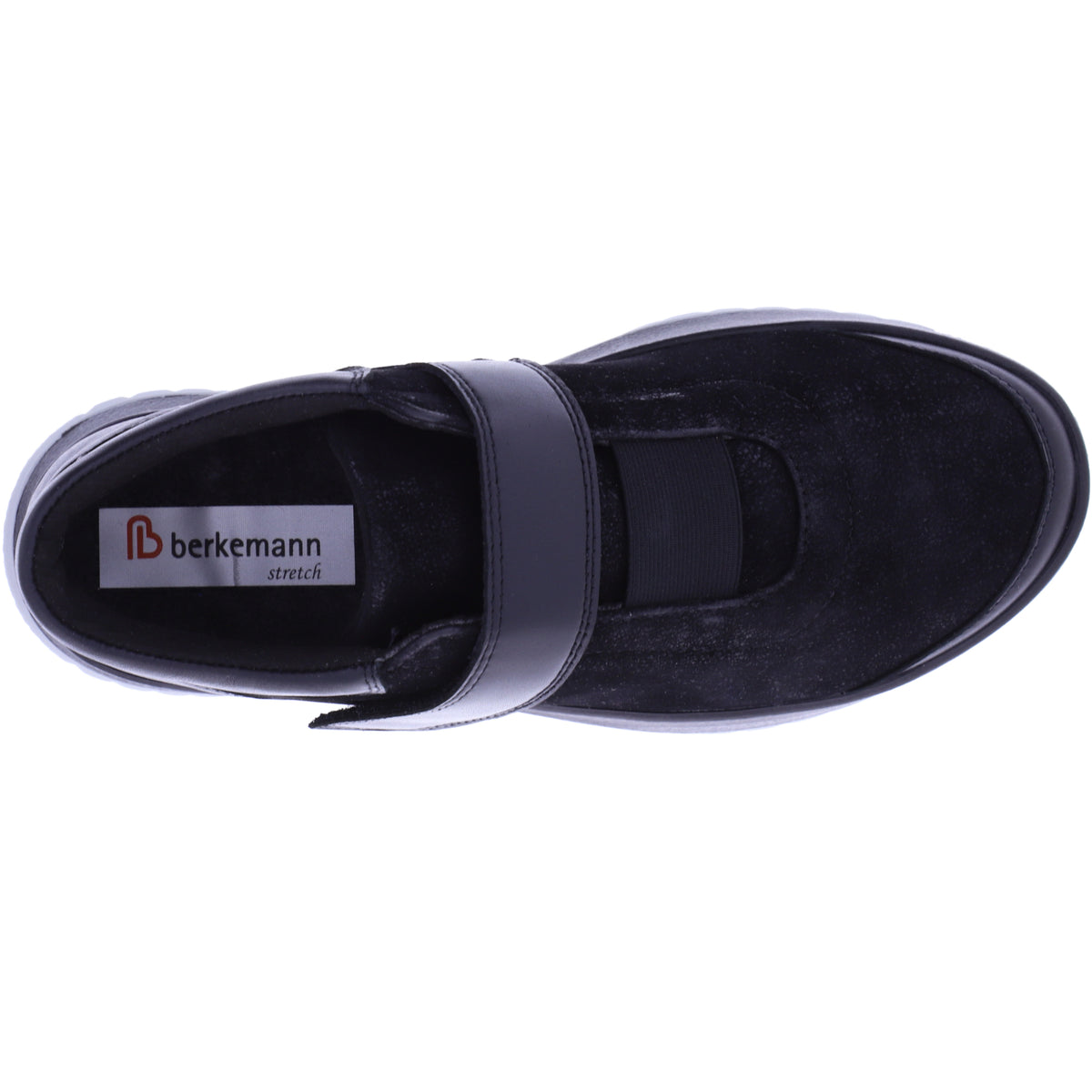 Berkemann / Modell: Corinne / Mitternachtsschwarz Nappa-Stretch / Form: Valencia / Art: 03701-889