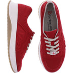 Berkemann ComfortKnit | Modell: Palmira | Feuerrot | Leisten: Valencia | 03774-231 | Damen Schnürer