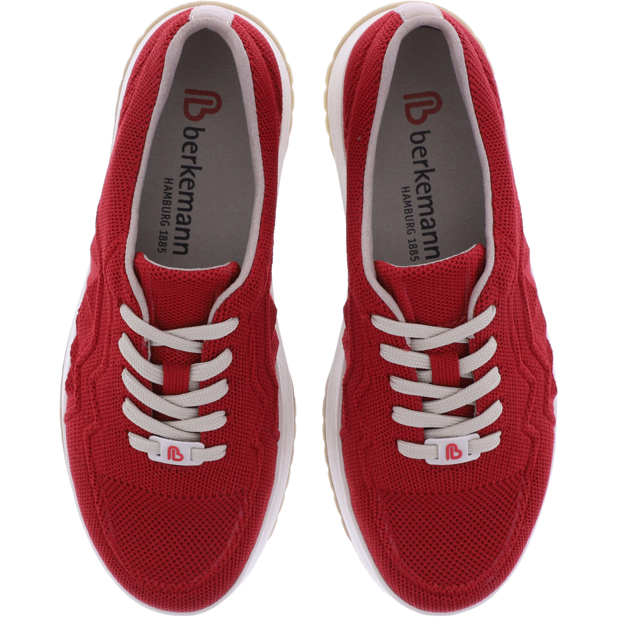 Berkemann ComfortKnit | Modell: Palmira | Feuerrot | Leisten: Valencia | 03774-231 | Damen Schnürer