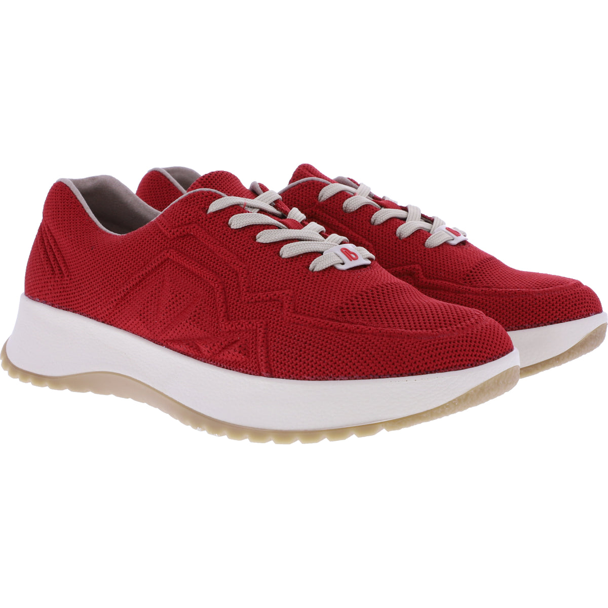 Berkemann ComfortKnit | Modell: Palmira | Feuerrot | Leisten: Valencia | 03774-231 | Damen Schnürer