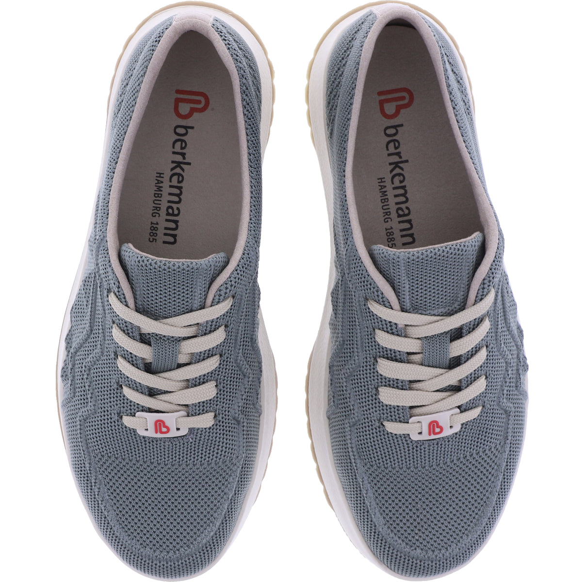 Berkemann ComfortKnit | Modell: Palmira | Grüngrau | Leisten: Valencia | 03774-469 | Damen Schnürer