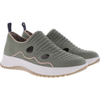 Berkemann ComfortKnit | Modell: Toya | Grün-Beige | Leisten: Valencia | 03775-792 | Damen Slipper