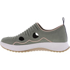 Berkemann ComfortKnit | Modell: Toya | Grün-Beige | Leisten: Valencia | 03775-792 | Damen Slipper