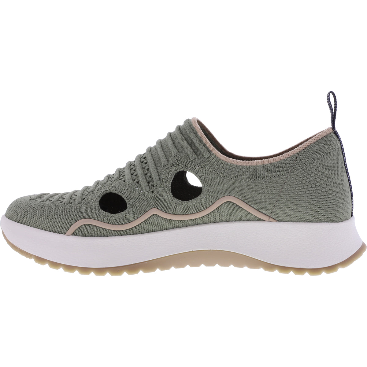 Berkemann ComfortKnit | Modell: Toya | Grün-Beige | Leisten: Valencia | 03775-792 | Damen Slipper