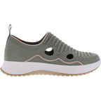 Berkemann ComfortKnit | Modell: Toya | Grün-Beige | Leisten: Valencia | 03775-792 | Damen Slipper