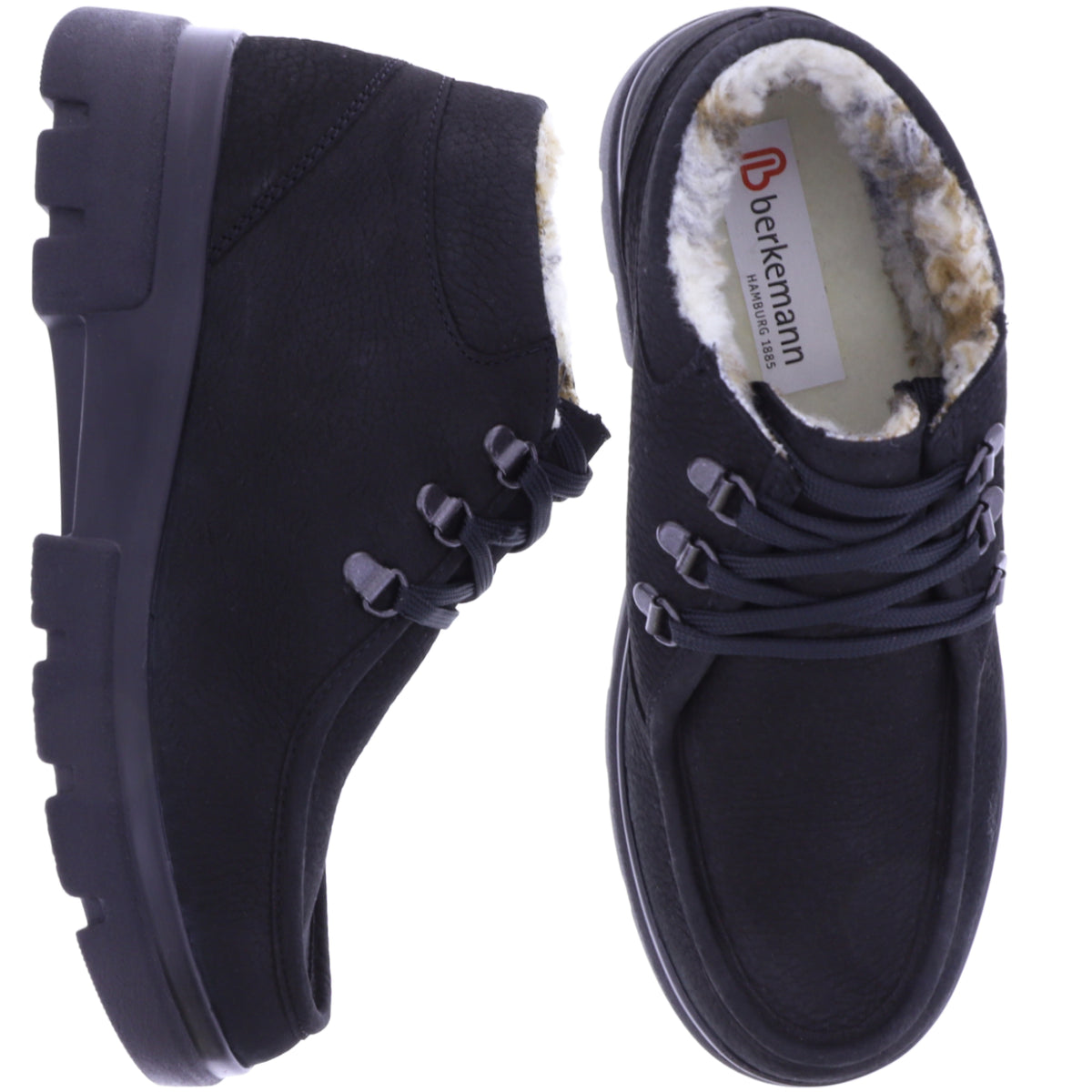 Berkemann | Mabelle | Schwarz Nubukleder | Warmfutter | Form: Bilbao | 03811-910 | Damen Bootie