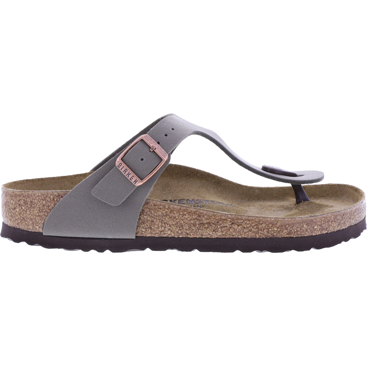 Birkenstock | Gizeh | Stone-Grau | Birko-Flor | Weite: Normal | 043391 | Unisex Zehensteg Sandalen