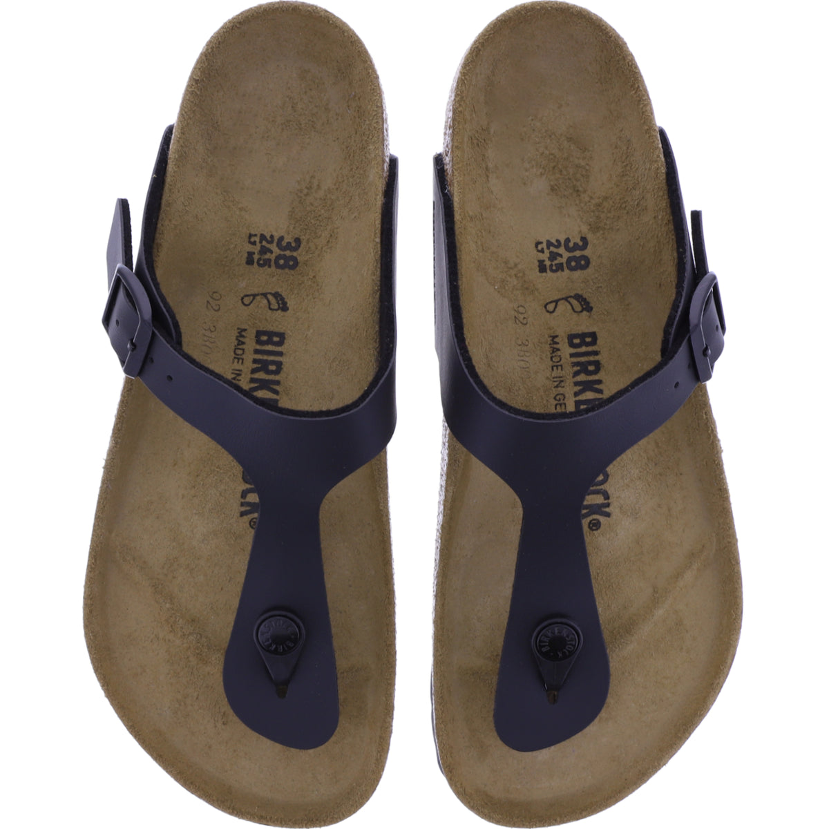 Birkenstock | Gizeh | Schwarz | Birko-Flor | Weite: Normal | 043691 | Zehensteg-Sandale