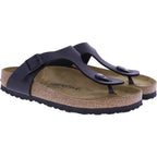 Birkenstock | Gizeh | Schwarz | Birko-Flor | Weite: Normal | 043691 | Zehensteg-Sandale