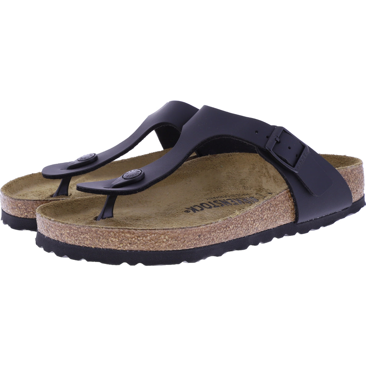 Birkenstock | Gizeh | Schwarz | Birko-Flor | Weite: Normal | 043691 | Zehensteg-Sandale