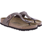 Birkenstock | Gizeh | Mocca-Braun | Birko-Flor | Weite: Normal | 043751 | Unisex Zehensteg Sandalen