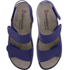 Berkemann | Donetta | Dunkelblau Nubukleder | Form: Palma | 04500-320 | Damen Sandalen