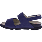 Berkemann | Donetta | Dunkelblau Nubukleder | Form: Palma | 04500-320 | Damen Sandalen