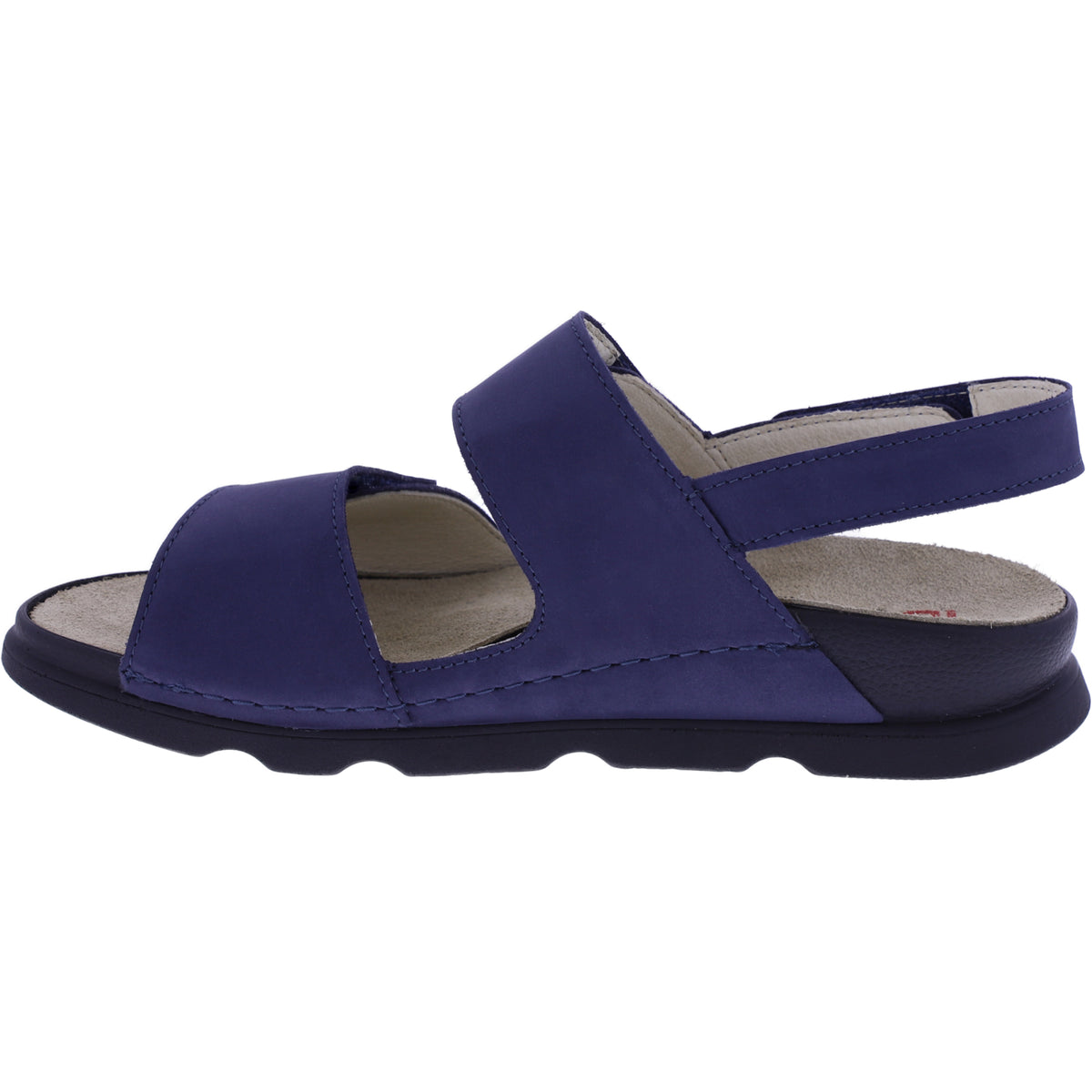Berkemann | Donetta | Dunkelblau Nubukleder | Form: Palma | 04500-320 | Damen Sandalen