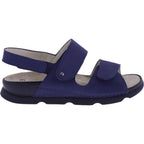 Berkemann | Donetta | Dunkelblau Nubukleder | Form: Palma | 04500-320 | Damen Sandalen