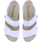 Berkemann | Donetta | Silberweiß Kalbsleder | Form: Palma | 04500-732 | Damen Sandalen