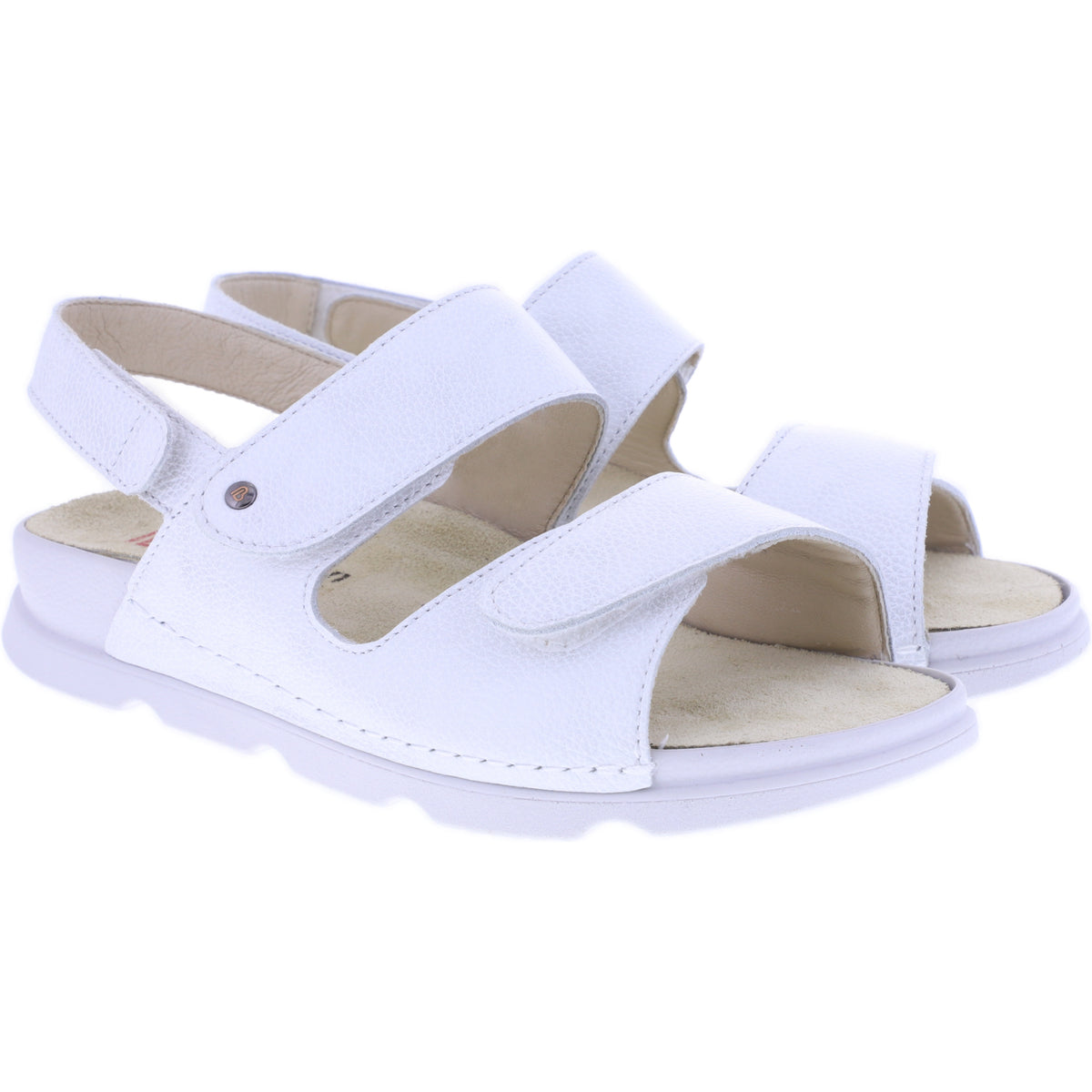 Berkemann | Donetta | Silberweiß Kalbsleder | Form: Palma | 04500-732 | Damen Sandalen
