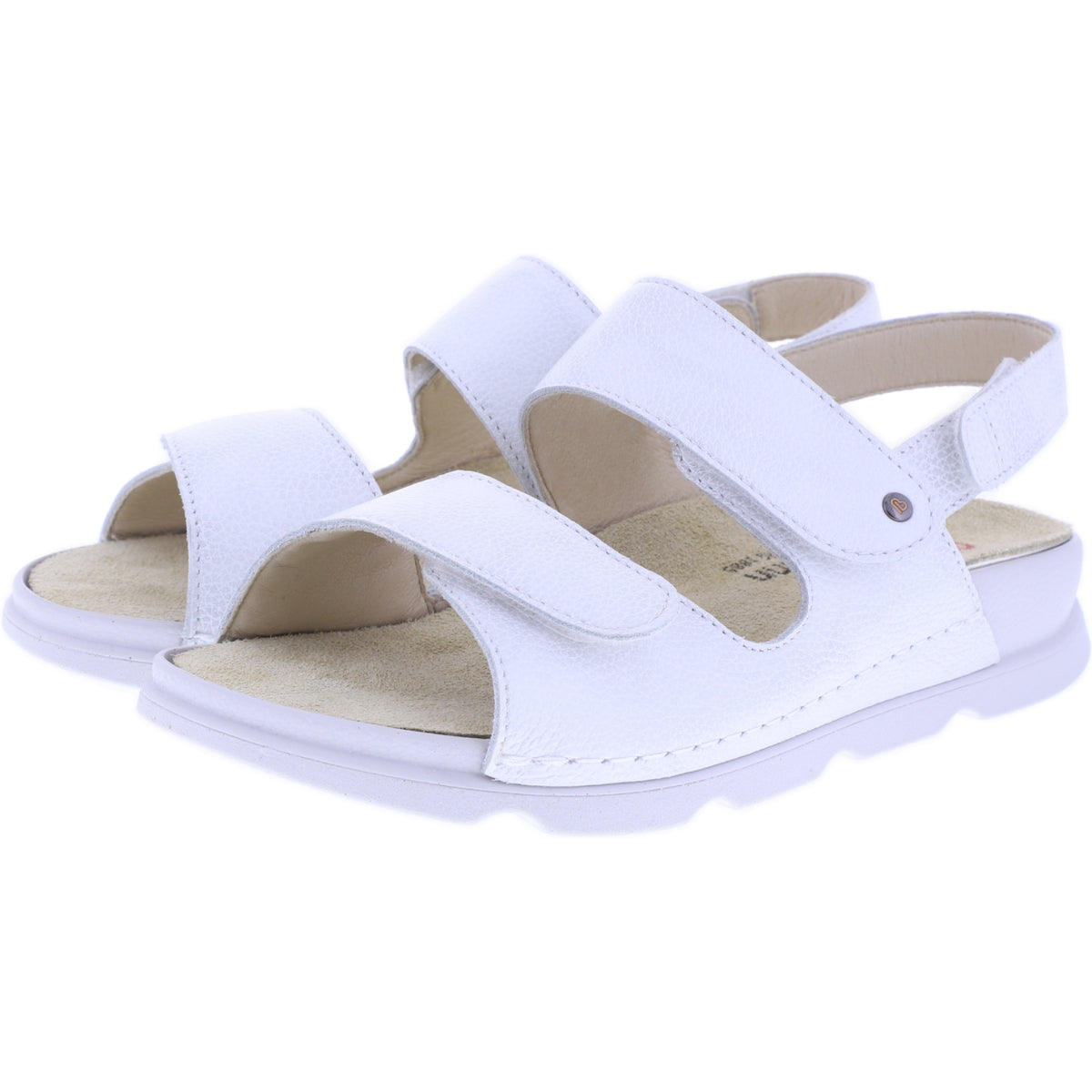 Berkemann | Donetta | Silberweiß Kalbsleder | Form: Palma | 04500-732 | Damen Sandalen