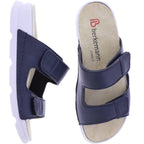 Berkemann | Laminia | Blau Stretch | Form: Palma | 04505-359 | Damen Pantoletten