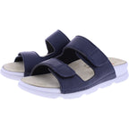 Berkemann | Laminia | Blau Stretch | Form: Palma | 04505-359 | Damen Pantoletten