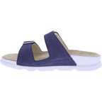 Berkemann | Lucinda | Blau Nubukleder | Form: Palma | 04506-320 | Damen Pantoletten