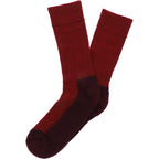 Hirsch Natur | Trekking Socken | Mohn-Andorra | 100% Wolle